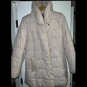cream womens winter coat
